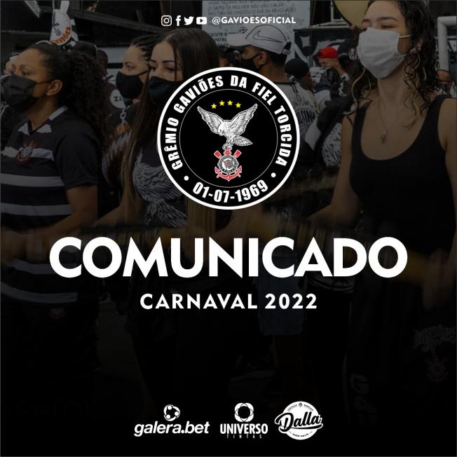 Nota oficial: carnaval 2022, adiado!
