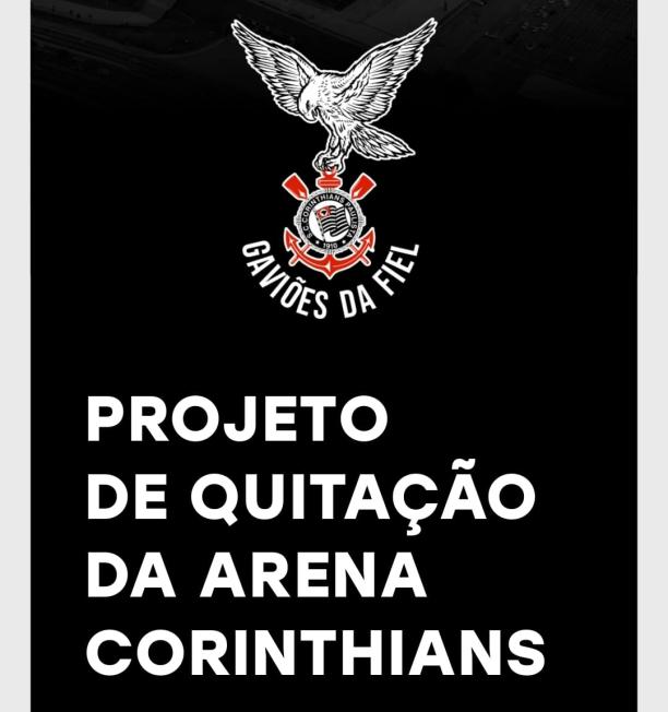 DIVULGAÇÃO ANTECIPADA DE MATERIAL DO PROJETO DE QUITAÇÃO DA ARENA CORINTHIANS 