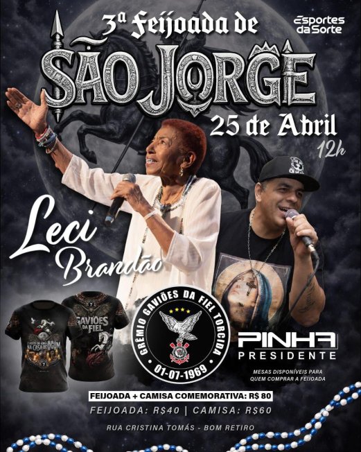 PARTICIPE DA 3ª FEIJOADA DE SÃO JORGE