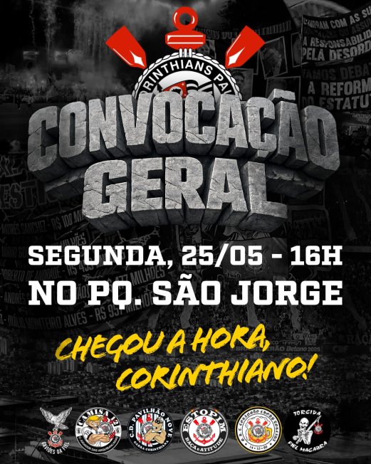 CONVOCAÇÃO GERAL: EXPULSÃO ANDRÉS